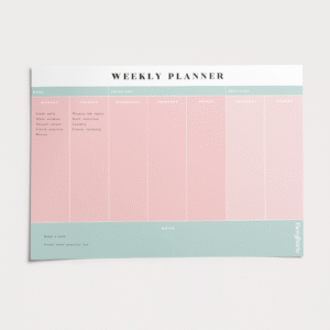 Planner Semanal Rosebud